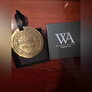 Wendall August Forge Memorabilia Plate Ornament 10th Season Levi’s Stadium Medal